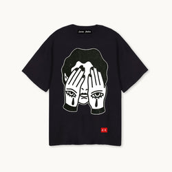 OVERSIZED BLACK BLACK LARME ATELIER TSHIRT