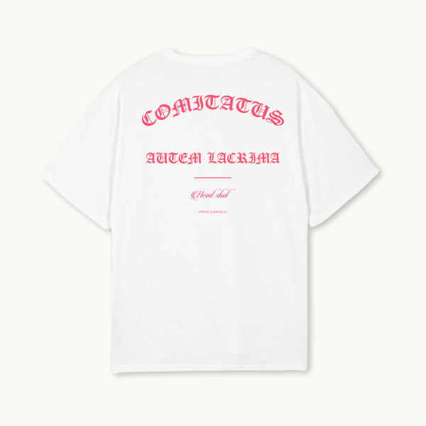 neon white larme atelier t-shirt