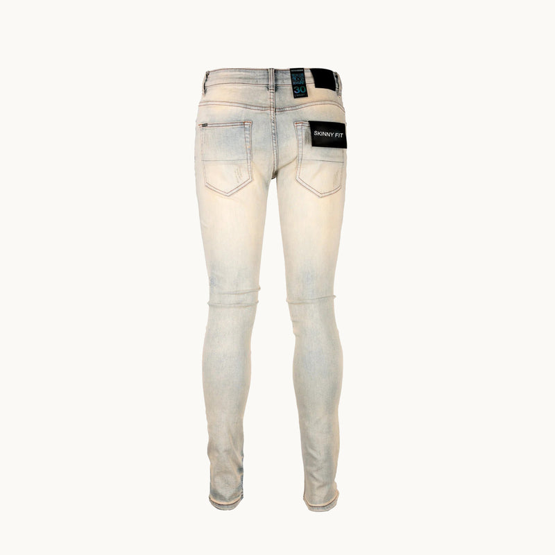 DUSTY ICED LARME ATELIER SKINNY JEANS