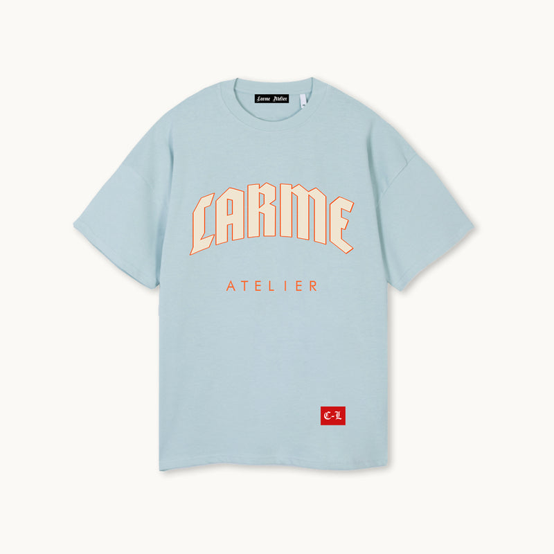 OVERSIZED BABY BLUE LARME ATELIER TSHIRT