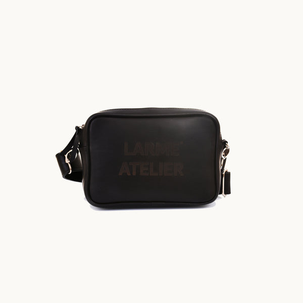 BLACK LARME ATELIER SHOULDER BAG
