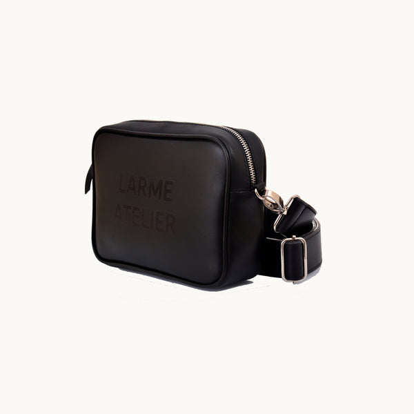 BLACK LARME ATELIER SHOULDER BAG