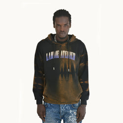 TIE DYE PLAYER LARME ATELIER HOODIE