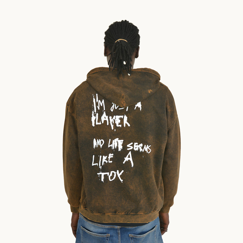 TIE DYE PLAYER LARME ATELIER HOODIE