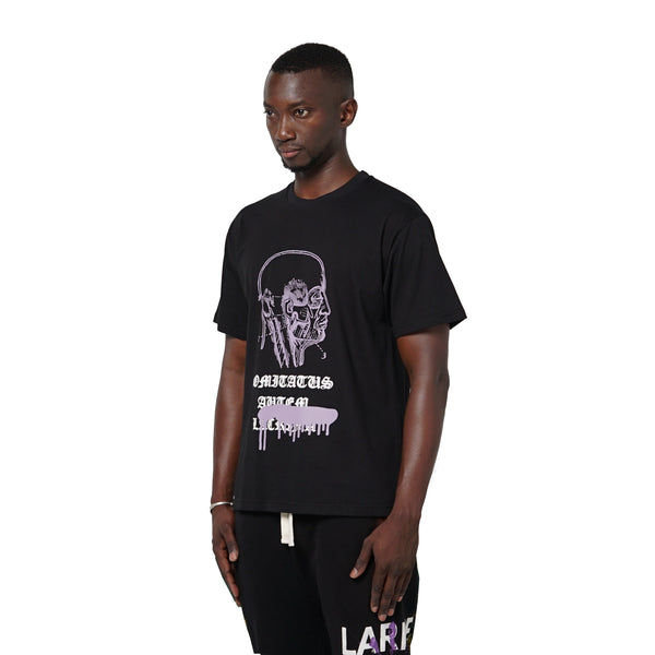 PAINT SPRAY LARME ATELIER BLACK TSHIRT