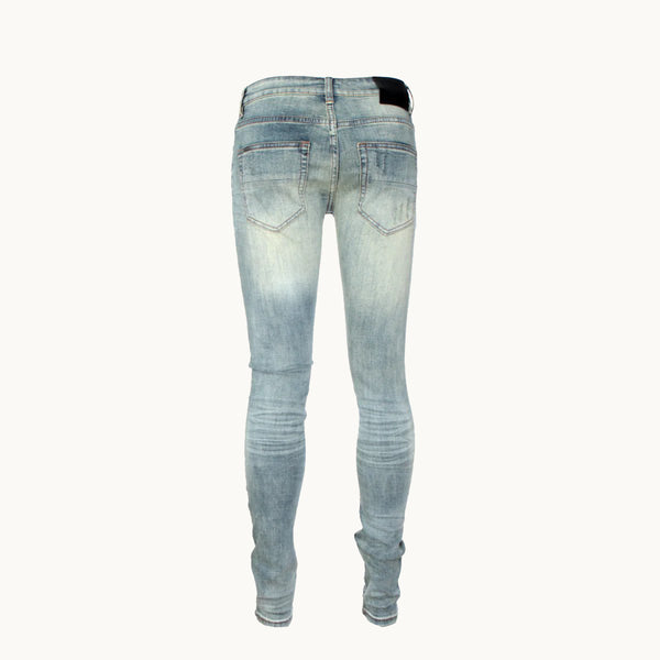 JEAN SKINNY INDIGO CLAIR LARME ATELIER 