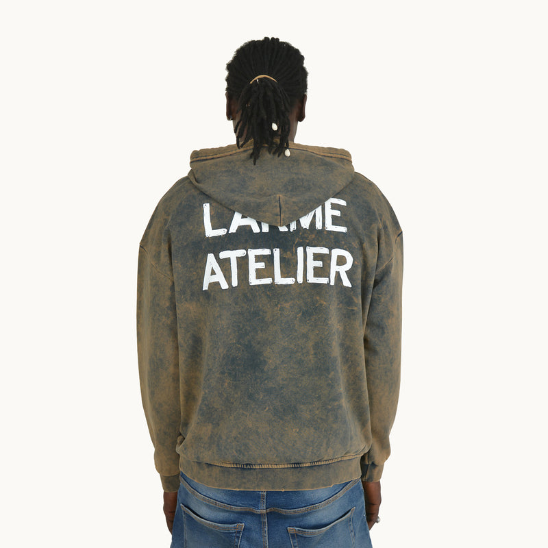 CABARET DU NEANT SNOW EFFECT LARME ATELIER HOODIE