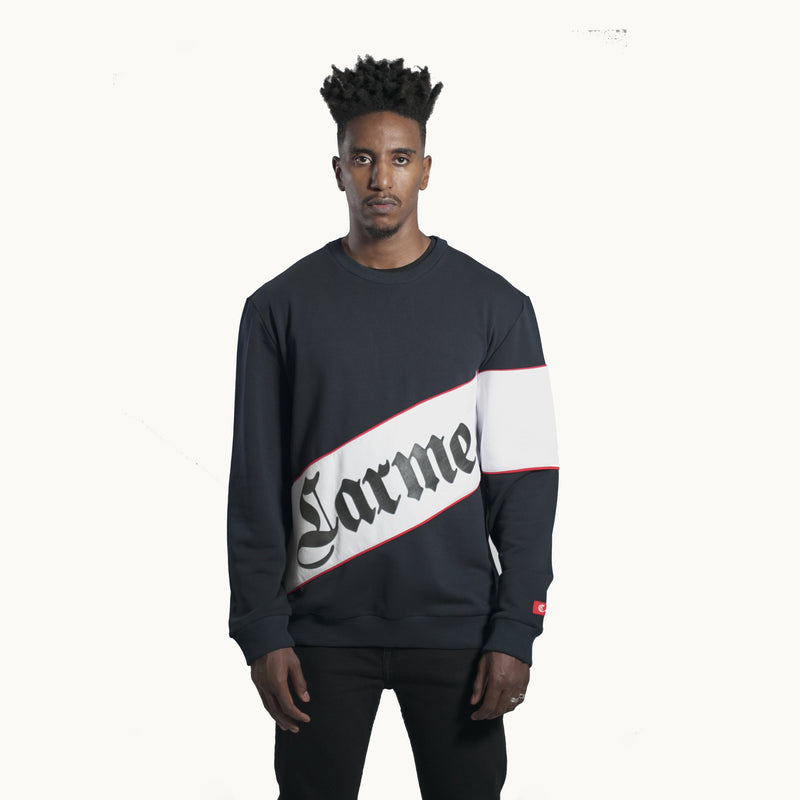 Larme Atelier logo crew neck