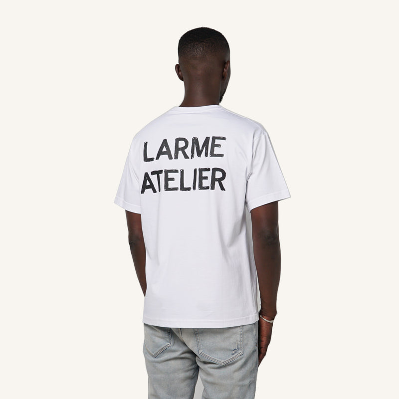 THE SPIRIT WHITE TSHIRT BY LARME ATELIER