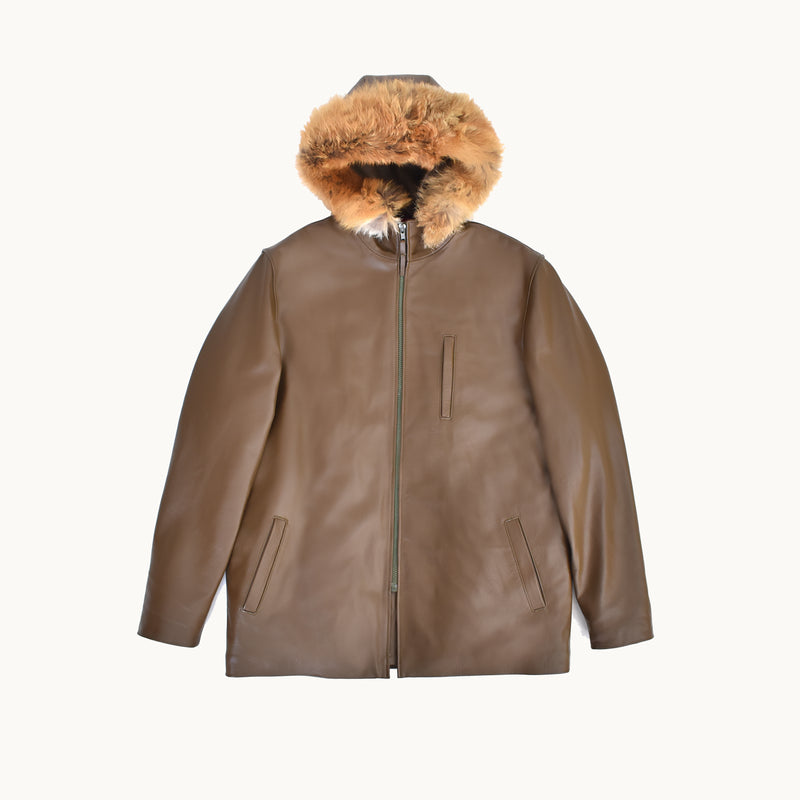 LARME atelier leather parka