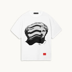 WHITE OVERSISED LARME ATELIER RENAISSANCE TSHIRT