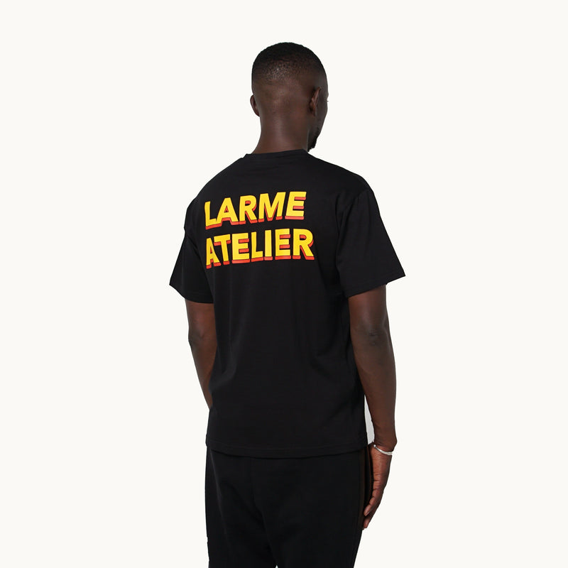 TRAPPED LARME ATELIER BLACK TSHIRT