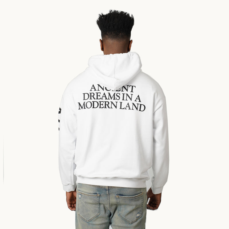 LARME Atelier white hoodie