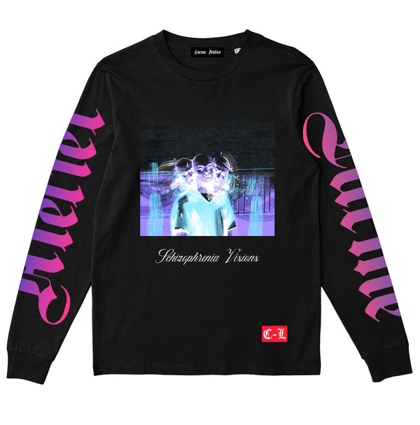 schizophrenia visions long sleeves tshirt