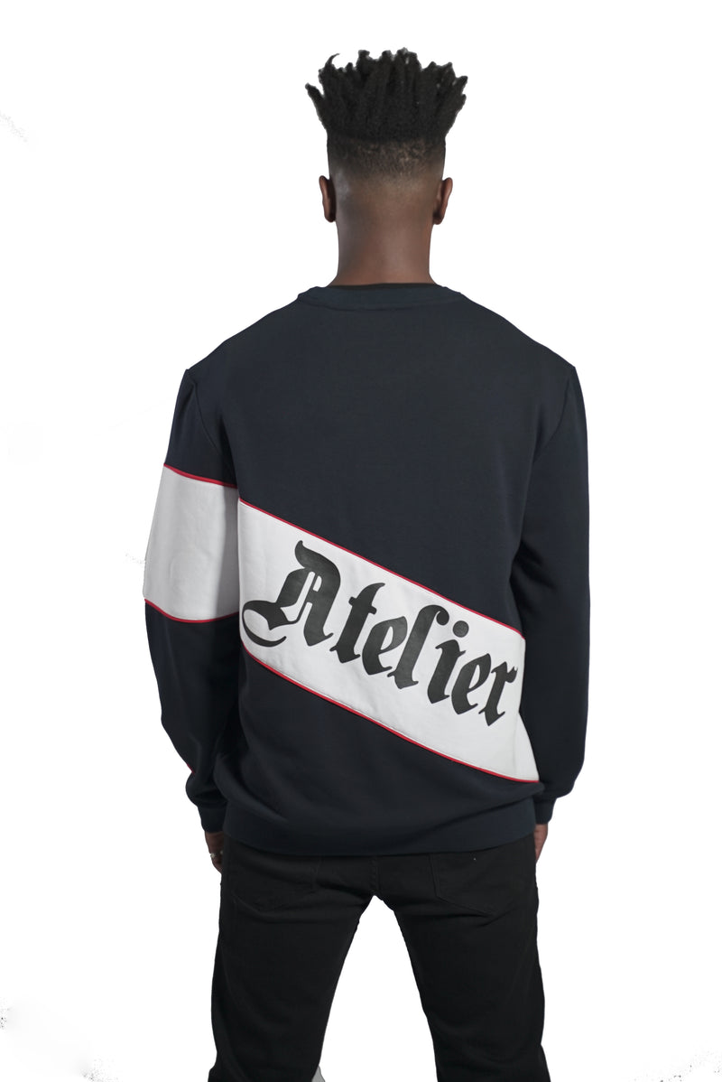 Larme Atelier logo crew neck