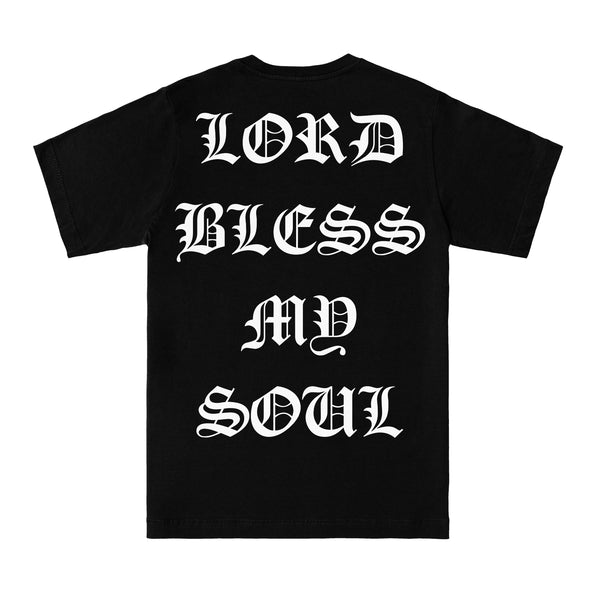 Saviour black tee shirt